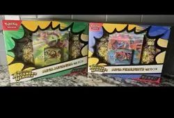 Pokemon Mega Evolution Ascended Heroes Feraligatr & Meganium Ex 2 Box Lot - Image 1