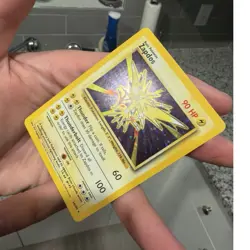Zapdos 16/102 Base Set Unlimited Holo Rare NM Strong Holo 1999 WOTC Pokemon - Image 1