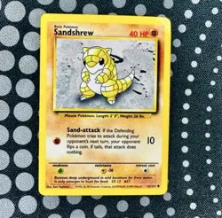 Sandshrew 062/102 Trainer Deck A Pokemone 1999 - Image 1