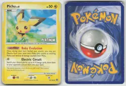 Pichu 045/100 Holo Promo Burger King Promos Pokemon Reverse Holo HP - Image 3