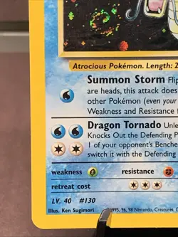 Pokemon TCG Giovanni's Gyarados 5/132 Holo Rare Gym Challenge WOTC VTG Swirl LP+ - Image 5