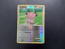 Pokemon - Snubbull 82/123 Common Reverse Holo Heart Gold Soul Silver: Base Set - Image 1