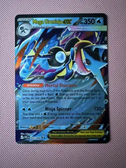 Pokemon TCG Chaos Rising 022/086 Mega Greninja EX - Image 1