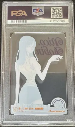 2011 Morinaga One Piece Nico Robin Japanese Wafer Part1 Daikaizoku 007 PSA10 - Image 2