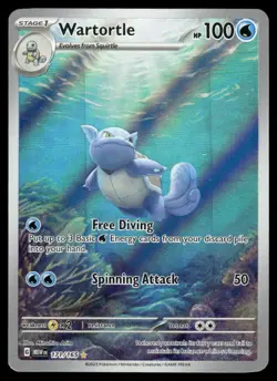 Pokemon Cards Wartortle 171/165 151 Illustration Rare NM *2 - Image 1