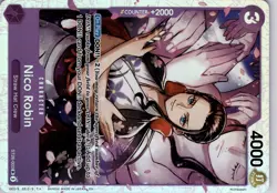 ST26-003 Nico Robin Super Rare English One Piece TCG Card ST26 Starter Deck - Image 5