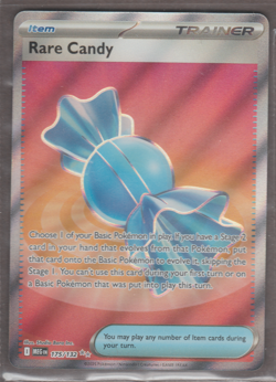 Rare Candy 175/132 Mega Evolution Holo Full Art Trainer Pokemon TCG Card - Image 1