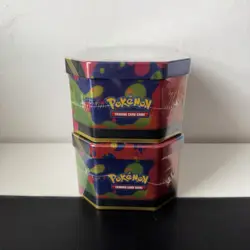 Pokemon Mega Charizard X + Y Mega EX Tins BUNDLE SET OF 2 Tins New/Sealed - Image 4