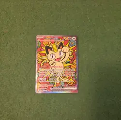 Pokemon Meowth ex 121/088 ENGLISH Perfect Order SIR 🤩 PACK FRESH NM 🤩 - Image 2