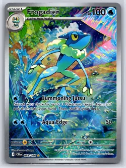 FROGADIER 089/086 ME04: CHAOS RISING SHINY RARE POKEMON NEAR MINT - Image 1