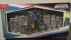 Pokemon Prismatic Evolutions Lucario ex Tyranitar Premium Collection Sam's Club - Image 1