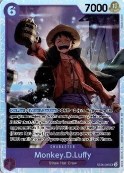 Monkey.D.Luffy Starter Deck 26 PURPLE/BLACK Monkey.D.Luffy ST26-005 One Piece - Image 1