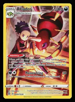 Ariados TG09/TG30 Ultra Rare Brilliant Stars Pokemon Card - Image 1