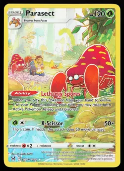 Parasect TG01/TG30 Holo Lost Origin Trainer Gallery Pokemon Card - Image 1