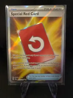 Pokemon TCG Special Red Card 113/086 CRI Trainer-Item Full Art Holo Rare GEM - Image 1