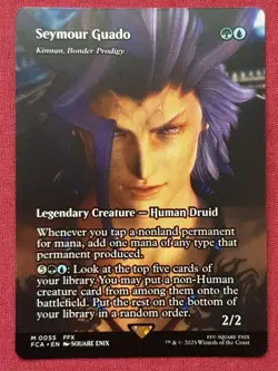 Magic The Gathering FINAL FANTASY SEYMOUR GUADO KINNAN BONDER PRODIGY card MTG - Image 1