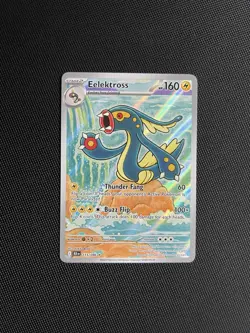 Pokemon TCG Eelektross 115/086 Black Bolt Illustration Rare Holo Card - Image 1