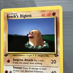 Pokemon Cards: Gym Challenge 1st Edition Common: Brock's Diglett 67/132 - Image 3