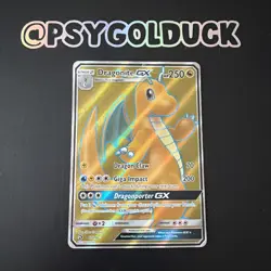 Dragonite GX 67/70 Moderately Played Dragon Majesty Ultra Rare Pokemon Card B20 - Image 1