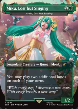 Secret Lair x Hatsune Miku: Sakura Superstar ENGLISH | RAINBOW FOIL | BNIB | MTG - Image 2
