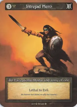 Intrepid Hero, Sorcery: Gothic, Regular, Exceptional - Image 1
