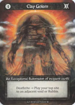 Clay Golem, Sorcery: Gothic, Regular, Exceptional - Image 1