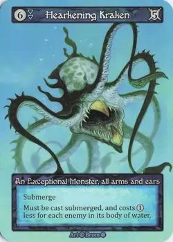 Hearkening Kraken, Sorcery: Gothic, Regular, Exceptional - Image 1
