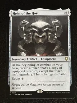 MTG Commander: Bloomburrow Helm of the Host 0276 NM Rare - Image 1