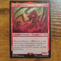 Wizards of the Coast The Red Terror Rare Red Legendary Universes Beyond Creature - Image 1
