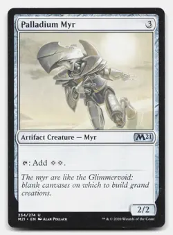 Palladium Myr 234 Uncommon Core Set 2021 Magic: The Gathering Near Mint - Image 1