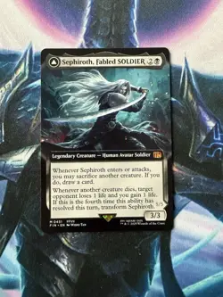 Sephiroth Fabled Soldier (Extended Art) NM MTG - Image 1