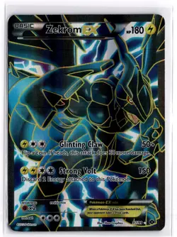 Pokemon TCG Zekrom EX (Full Art) 97/99 Black White Next Destinies Ultra Rare LP - Image 1
