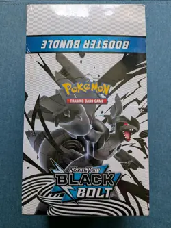 Pokemon TCG Black Bolt Booster Bundle Display Case Factory Sealed - Image 1