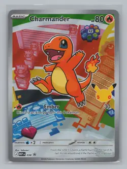 Charmander 038 ME: Mega Evolution Promo NM Pokemon TCG Promo - Image 1