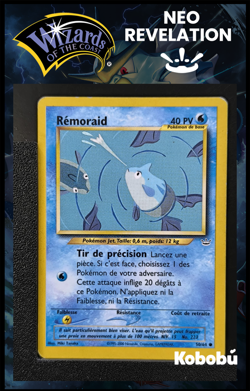 Carte Pokemon Remoraid 50/64 Edition 2 Ed 2 Neo Revelation Wizards FR 2 - Image 1