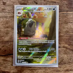 Pokemon TCG Mabosstiff 218/198 Scarlet Violet Base Set Illustration Rare IR - Image 2