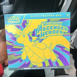 Pokemon Mega Evolution Ascended Heroes Elite Trainer Box Booster Promo Sleeves - Image 1
