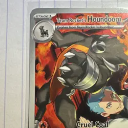 The Pokemon Company Sv10 TEAM ROCKET'S HOUNDOOM 191/182 IR HOLO 130 HP ENG - Image 2