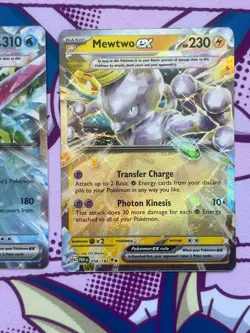 Pokemon TCG - Mewtwo ex 058/182 & Tsareena ex 046/182 - Paradox Rift - NM - Image 3