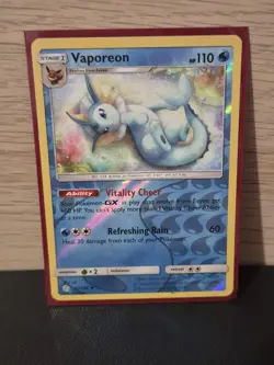 Vaporeon 42/236 Uncommon Cosmic Eclipse Pokemon Reverse Holo Lp - Image 1