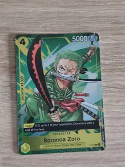 Roronoa Zoro P-042 Promo Near Mint NM English One Piece TCG - Image 2
