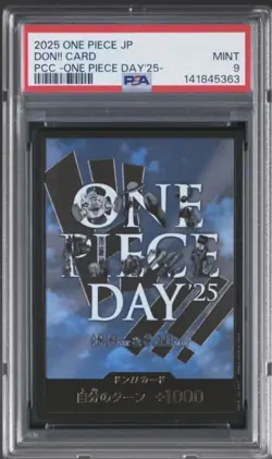 One Piece Day 2025 DON!! Card PCC Promo PSA 9 Japanese - Image 1