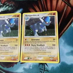 2007 Pokemon Diamond & Pearl -Mysterious Treasures Rampardos Holox2 - Image 3