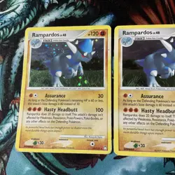 2007 Pokemon Diamond & Pearl -Mysterious Treasures Rampardos Holox2 - Image 4