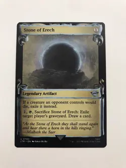 Stone of Erech Showcase Scroll MTG Magic the Gathering Card NM Near Mint LTR - Image 1