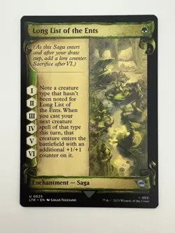 Long List of the Ents Showcase Scroll MTG Magic the Gathering Card NM Mint LTR - Image 1