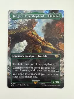 Fangorn Tree Shepherd Borderless MTG Magic the Gathering Card NM Near Mint LTR - Image 1