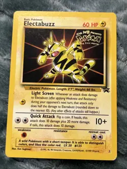 Electabuzz #2 - Warner Bros Movie Black Star Promo Pokemon TCG NM - Image 1