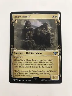 Shire Shirriff Showcase Scroll MTG Magic the Gathering Card NM Near Mint LTR - Image 1