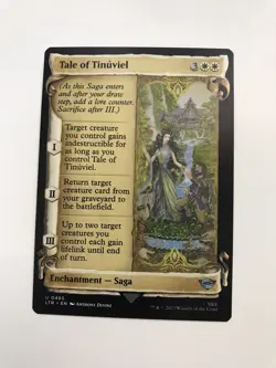 Tale of Tinuviel Showcase Scroll MTG Magic the Gathering Card NM Near Mint LTR - Image 1